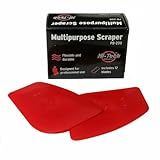 HI-TECH PB200 Plastic Scraper Tool – Decal, Sticker, Label Remover for Cars & Home Use – 3X Larger Ergonomic Design – Residue-Free Cleaning (12 Pack)