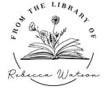 Pickled Stamps from The Library of | Ex Libris | Floral Book Stamp | Personalized Book Embosser | Custom Library Embosser | Self-Inking Wood Handle Floral 2