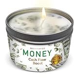 Magnificent 101 Long Lasting Money Aromatherapy Candle | 6 Oz - 35 Hour Burn | Made of Sage Scented Soy Wax Candle for House Energy Cleansing, Purification & Manifestation | Boost Your Cash Flow
