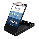 Saunders Redi-Rite Recycled Aluminum Storage Clipboard - Black - Letter Size (11018)