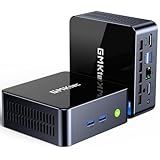 GMKtec M3 Ultra Mini PC with Intel Core i7 12700H (14C/20T 4.7 GHz), 32GB DDR4 RAM+1TB NVMe SSD, Mini Desktop Computer Iris XE Graphics, Triple 4K Display, WiFi 6, BT5.2, USB-C