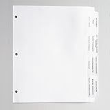 Estate Planning Index TAB DIVIDERS – Sets of 12. Pre-Printed with Helpful Categories to Keep Your Important Papers Organized. (1)