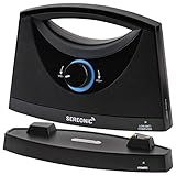 SEREONIC Portable Wireless TV Speakers for Smart TV - Ideal for TV Watching Without The Blaring Volume - Wireless Speakers for TV Designed for Hard of Hearing, Elderly, and Seniors - 100ft Range