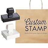 Custom Logo Stamp Self-Inking Business Logo Stamp Personalized Business Stamp - Upload Your Own Image (2.36 * 3.54inch (Rectangle))