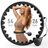 Argvsde Weighted Hula Infinity Hoop for Adult Weight Loss,Easy Assembly