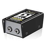 Donner Special-Ⅰ Professional High-Performance Passive DI-Box Unit Hum Eliminator 1/4" instrument Direct Box to balanced & unbalanced XLR
