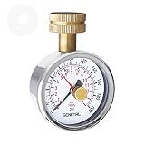 SENCTRL 0-200 Psi Lead-Free Water Pressure Gauge Test with Lazy Hand