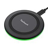 Yootech Wireless Charger,10W Max Wireless Charging Pad Compatible with iPhone 17/17 Pro/17 Pro Max/Air/16/15/14/13/SE 2022/12/11,Samsung Galaxy S25/S24/S23,for AirPods Pro 3(No AC Adapter)