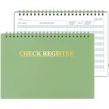 Checkbook Register, Check Registers for Personal, Wide Edition 8.4"x6.1"