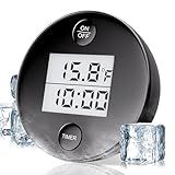 2 in 1 Cold Plunge Thermometer, Ice Bath Thermometer Floating Easy Read, Digital Temperature Gauge Timer