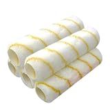 Pro Grade Paint Roller Covers, 9 Inch, 1/2 Inch Microfiber Nap, 5 Pack