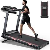 3.5 HP Treadmill with 20% Auto Incline for Home, Heavy Duty 400lb Capacity