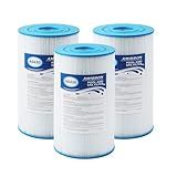 AmiBron PWK30 Hot Springs Spa Filters, Compatible for Watkins 31489, Unicel C-6430, Filbur FC-3915, P/N0969601,73178, 73250, 71825, 30 sq.ft.Hot Tub Filter 3 Pack