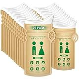 HeyFir Disposable Urine Bags for Travel, 900ML Portable Solutions for Expedited Travel & Exigency Scenarios,Camping, Traffic Jams, Pregnant, Patient, Kids (Multi-Pack 4/9/12/27)​ (27 Pack)