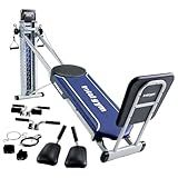Total Gym Evolve Workout Machine, Home Gym Fitness, Full Body Strength Training Equipment with 100+ Exercises and 16 Resistance Levels, Blue