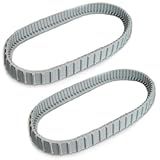 Calvana (2 Pack) Replacement Gray Tracks for Maytronics Dolphin Robotic Pool Cleaners with Part Number 9983152-R2 Dolphin Parts
