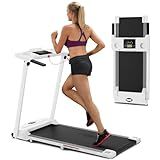 AoraPulse 3.0 HP Foldable Portable Folding Small Treadmills for Home Office with 300 LBS Capacity, Walking Running Exercise Electric Compact Treadmill with LED Display
