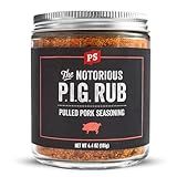 PS Seasoning Notorious PIG Pulled Pork Seasoning and Dry Rub - BBQ Rubs for Smoking and Grilling - Sweet and Smoky Pig BBQ Powder Rub Spice Blend for Ribs, Chops, Beef, Steaks, Chicken