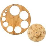 GlikCeil Cervical Dilation Board for Midwife Doula Birth and Midwife Fetal Position Tool Cervical Dilation Chart and Carved Wooden Fetal Position Wheel for Student Midwife Doctor Gift