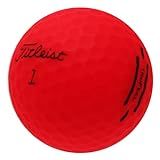 LostGolfBalls.com 12 Recycled & Used Titleist TruFeel Matte Red Golf Balls, Mint Condition, AAAAA Quality