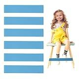 6 Pack Natural Latex School Fidget Anti Slip Feature Chair Bands for Kids, lexible Seating Bands Rubber Band, Foot Bands for Students with ADHD Sensory Needs