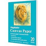 Canvas Painting Acrylic Sketch Book - 9x12 Inch, 20 Sheets (115lb/187g) Mixed Media Sketchbook, Art Supplies for Adults & Kids Canvases Painting pad for Acrylic, Oil, Marker, Drawing, Sketching
