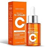 Vitamin C Serum 20% for Face, Anti-Aging & Hydrating Serum with Hyaluronic Acid & Niacinamide, Helps Reduce Wrinkles, Plump Skin, Even Tone, for All Skin Types, 1 Fl Oz