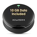 KiwiSIM UFO Mobile Hotspot with Data 10GB-30Days, Portable Pocket WiFi 6 & 4G LTE Hotspot l MiFi, Support AT&T, T-Mobile, Verizon, 10 Devices, USA Coverage, No SIM Card Required, No Contract, Black