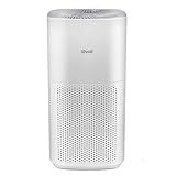 Levoit Air Purifiers for Home Large Room Up to 2933 Ft² With HEPA Sleep Mode, AHAM VERIFIDE, Smart WIFI, PM2.5 Monitor, 3-in-1 Filter For Smoke, Pet Allergies, Dust, Alexa Control, Core 600S-P, White