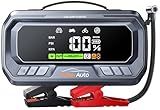 YaberAuto 10-in-1 Jump Starter with Air Compressor 8000A 160PSI 65W Charging, Portable Car Battery Jump Starter (All Gas/12L Diesel) Jump Box Car Battery Jumper Starter Portable Jumper Cables, 160W DC