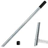 31-1/2 inch Pool Cover Tool, Extra Long Pool Cover Installation Tool, Swimming Pool Safety Cover Installation and Removal Rod Tool, Suitable for All Standard Pool Cover Anchors