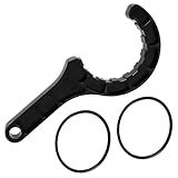 RUHUALIFE Upgraded Salt Water Chlorinator Pool Tool Wrench, Pool Salt Cell Wrench with 2 O-Rings Compatible With Hayward GLX-Cell 2" Union 15 Pads