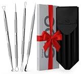 Suvorna Pimple Popper Tool Kit & Milia Remover, Blackhead Remover Tool, White Head Remover for Face & Comedone Extractor with Lancets for Facial Extraction - Acne Extraction Tools for Estheticians.