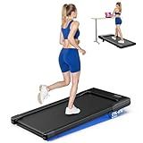 SupeRun Walking Pad with Incline, Under Desk Treadmill, 3 in 1 Portable Treadmills for Home with Remote Control LED Display, 2.5 HP Quiet Mini Treadmill for Office Home Use, 300 Lbs Capacity