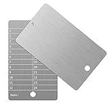ArlinaL Steel Bitcoin Wallet, Cryptocurrency Wallet for Hardware Cold Wallet Backup, Bitcoin Crypto Seed Storage Compatible with All BIP39 Hardware(2 Plates and Anti-Tamper Seals,Stainless Steel)