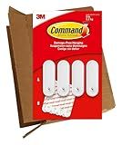 Command Large Wire Hooks, 4 Hooks, 8 Command Strips, Holds up to 5 lb, Damage Free Hanging Wall Hooks with Adhesive Strips, No Tools for Hanging Decorations in Living Spaces