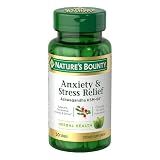 Nature's Bounty Stress Relief Ashwagandha KSM 66 Tablets, 50 Count