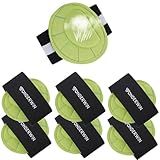 Arch Support Compression Sleeves, 3 Pairs, Cushioned Foot Relief for Plantar Fasciitis and Fallen Arches, Black/Green