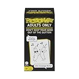 Mattel Games Pictionary Adults Only Party Drawing Game with Silly Sketches & NSFW Clue Cards, Boards, Markers & Sand Timer