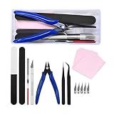 Mandala Crafts 13 Model Building Hobby Tools Kit for 3D Plastic Miniatures