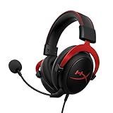 HyperX Cloud II Gaming Headset - 7.1 Surround Sound - Memory Foam Ear Pads - Durable Aluminum Frame - Multi Platform Headset - Works with PC, PS4, PS4 PRO, Xbox One, Xbox One S - Red (KHX-HSCP-RD)