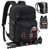 RAINSMORE Camera Backpack, DSLR/SLR/Mirrorless Tactical Camera Bag Cases