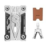 NexTool Folding Credit Card Multitool Wallet Multi Tool, 20 in 1 Stainless Steel Wallet Tool Card with Pliers, Knife, Bottle Opener,Hexagon Spanner, Compact, Lightweight EDC Tools,Gifts for Men Unique