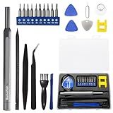 22Pcs Precision Screwdriver Set Repair Tool Cleaning kit for iPhone 6 6S 7 8 X XS XR SE 11 12 13 mini 14 15 16 Plus Pro Max,ipad,MacBook Air Pro,Mac mini,Switch,Apple Watch,Mobile cell phones,etc