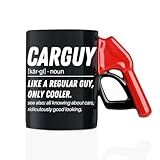 Onebttl Car Guy Gifts For Men, Him - Refueling Coffee Mug - Gift for Car Lovers - 13.5oz/400ml Funny Ceramic Mug - Noun