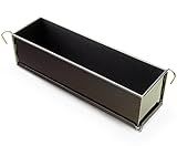 Gobel Terrine Mold, Black, Modern/Minimalist, 3" x 3" Rectangular, 12" Long, Non-Stick, Oven & Dishwasher Safe