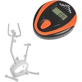 Stationary Bike Speedometer LCD Monitor Replacement, Digital Exercise Bicycle Display with Heart Rate Measurement, Shows Time Speed Distance Calorie Tracking Fit for 3.5mm Jack/1/8" TS Sleeve Cable