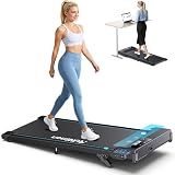 Walking Pad with Incline 7%-9%, 5 in 1 Portable Treadmills for Home & Office, 2.75HP Brushless Under Desk Treadmill, LED Display, Remote&APP Control, No Installation