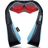Mo Cuishle Women Men Gifts, Shiatsu Back Shoulder and Neck Massager with Heat, Electric Deep Tissue 4D Kneading Massage, Best Gifts for Mom Dad Wife Husband her Him, Christmas, Birthday (NOT Cordless)