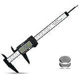 VIECAM 0-6 Inches Digital Caliper with Large LCD Screen and Auto-Off Feature | Inch & Metric Conversion Measuring Tool, Perfect for Household/DIY Measurement